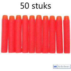 Universele pijltjes | geschikt voor nerf-n-strike speelgoedblasters | 50 stuks | rood